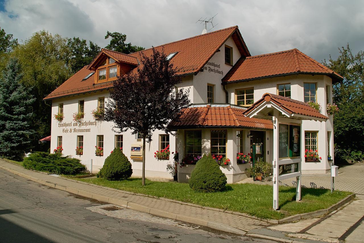 Landhotel Am Fuchsbach Berga  Экстерьер фото